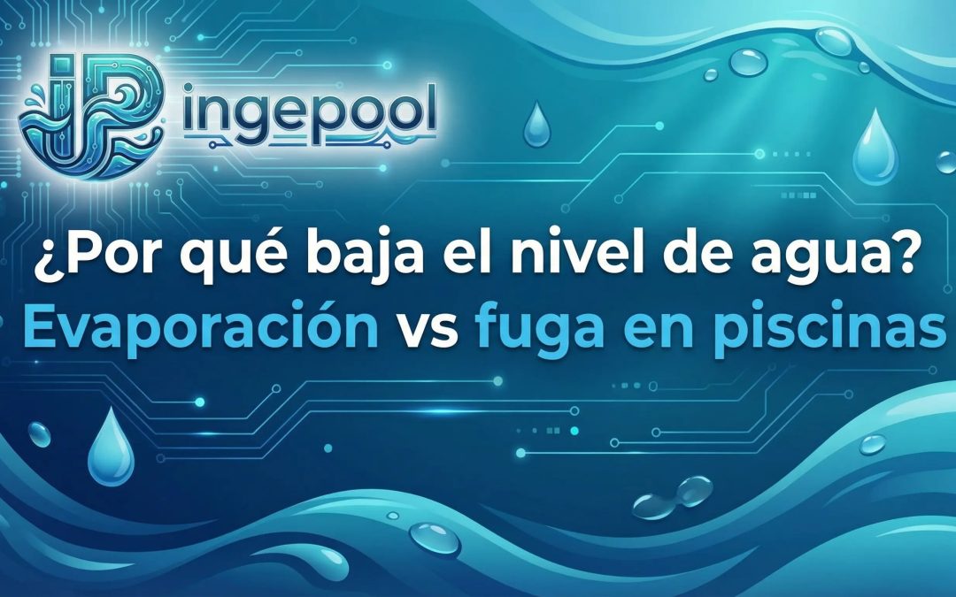 ¿Por qué baja el nivel de agua? Evaporación vs fuga en piscinas