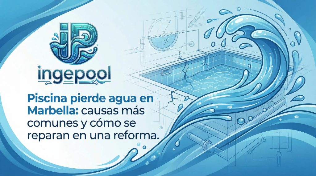 Piscina pierde agua en Marbella: causas más comunes y cómo se reparan en una reforma