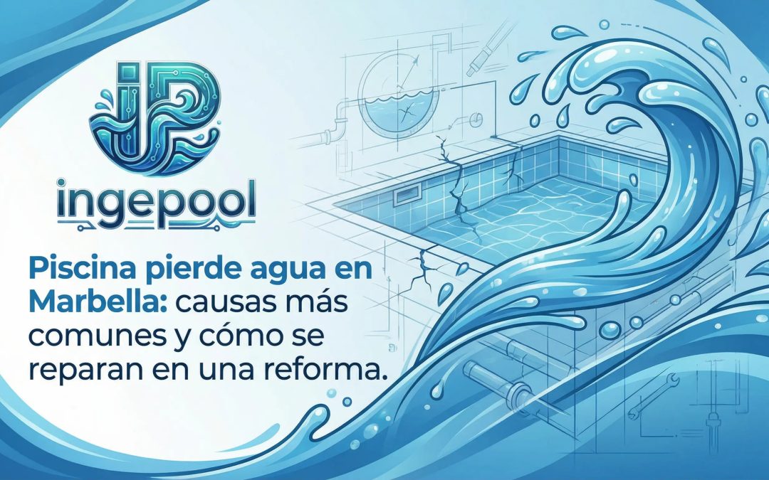 Piscina pierde agua en Marbella: causas más comunes y cómo se reparan en una reforma